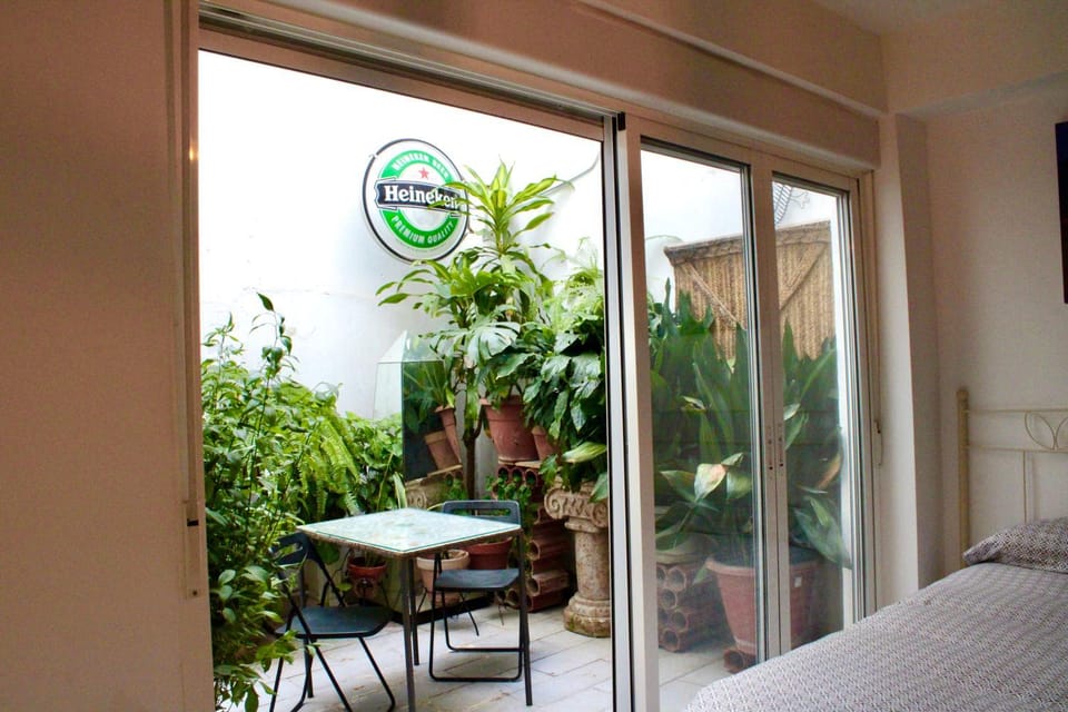 Patio, Bed, Balcony/Terrace, Photo of the whole room, Bedroom