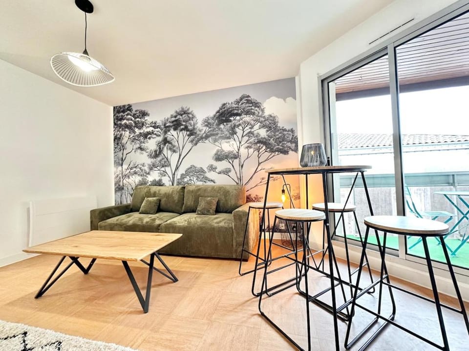 Le Vert D'eau - Raffiné - Central - Balcon Apartment in Mont-de-Marsan