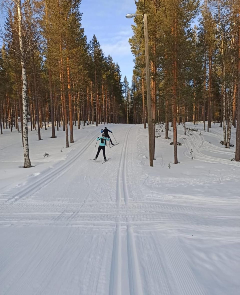 Natural landscape, Winter, Skiing, Skiing