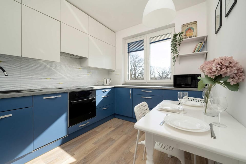 Kitchen or kitchenette, dishwasher, stove