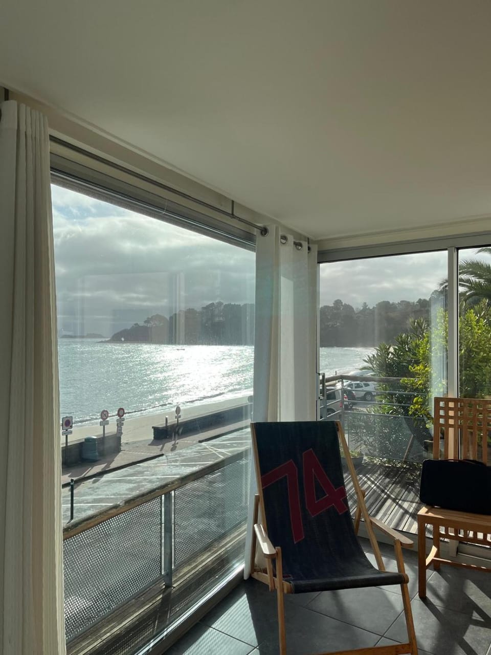 Patio, Natural landscape, View (from property/room), Living room, Sea view