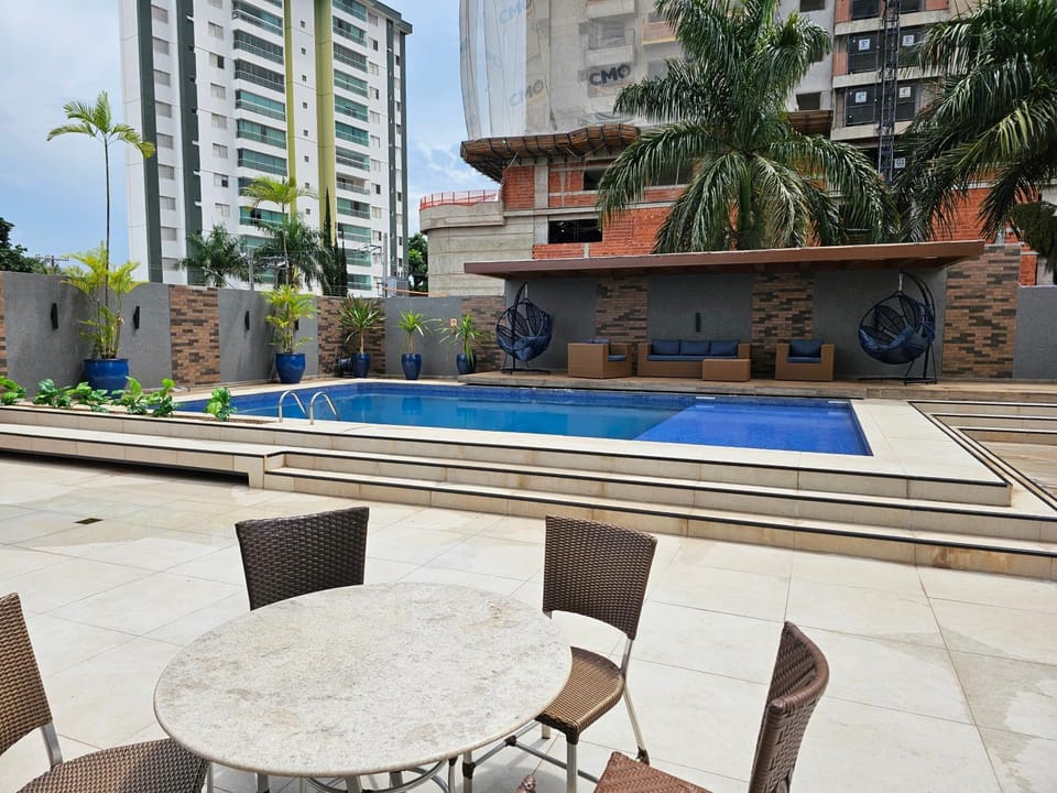 Flat Crystal Place 808 com piscina Apartment in Goiania