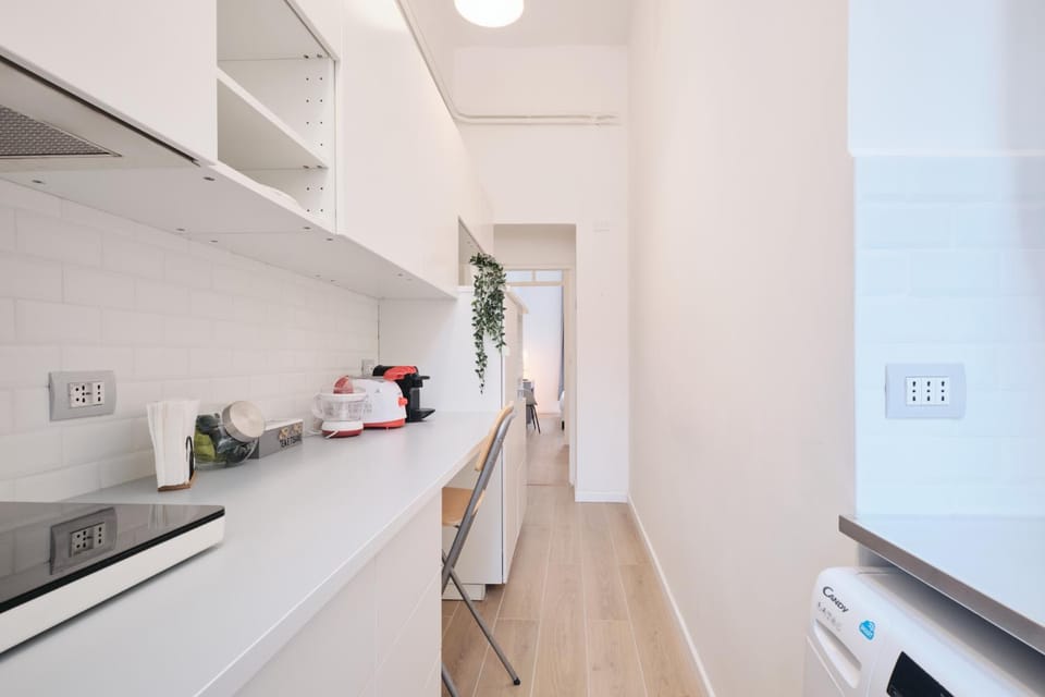 Kitchen or kitchenette, stove, toaster