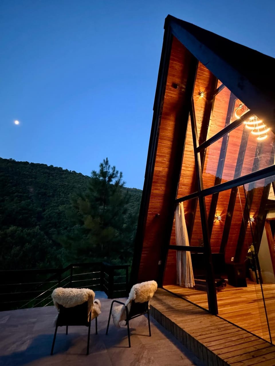 Night, Mountain view