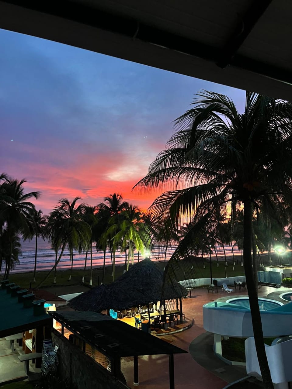 Natural landscape, Balcony/Terrace, Sunrise