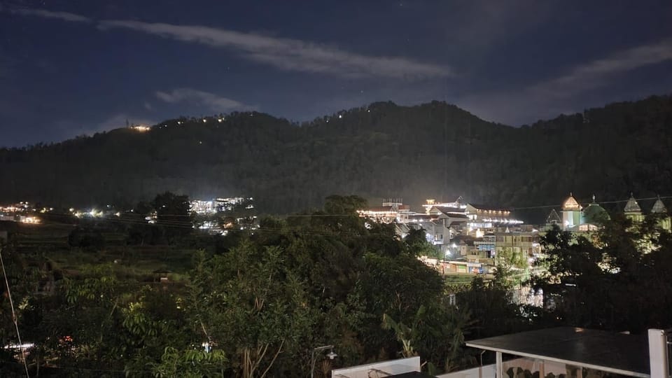 Night, Natural landscape, Mountain view