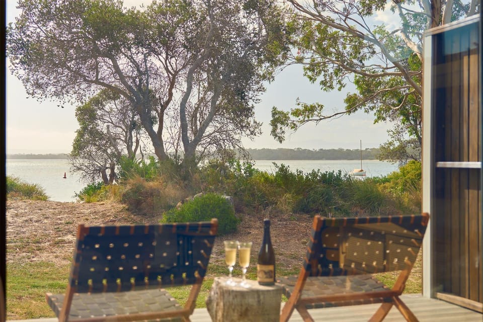 Patio, Spring, Day, Natural landscape, River view, Sea view