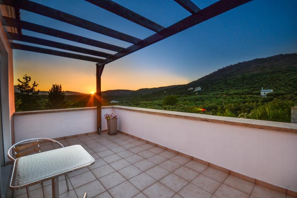 Bird's eye view, Mountain view, Sunset