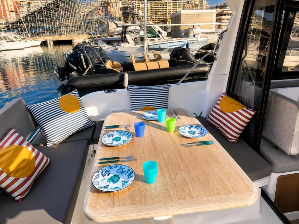 Unique Family Boat Stay in Monaco Docked boat in Monaco