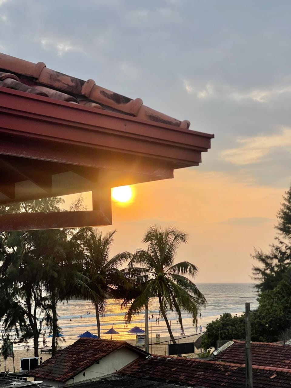 Natural landscape, Sea view, Sunset