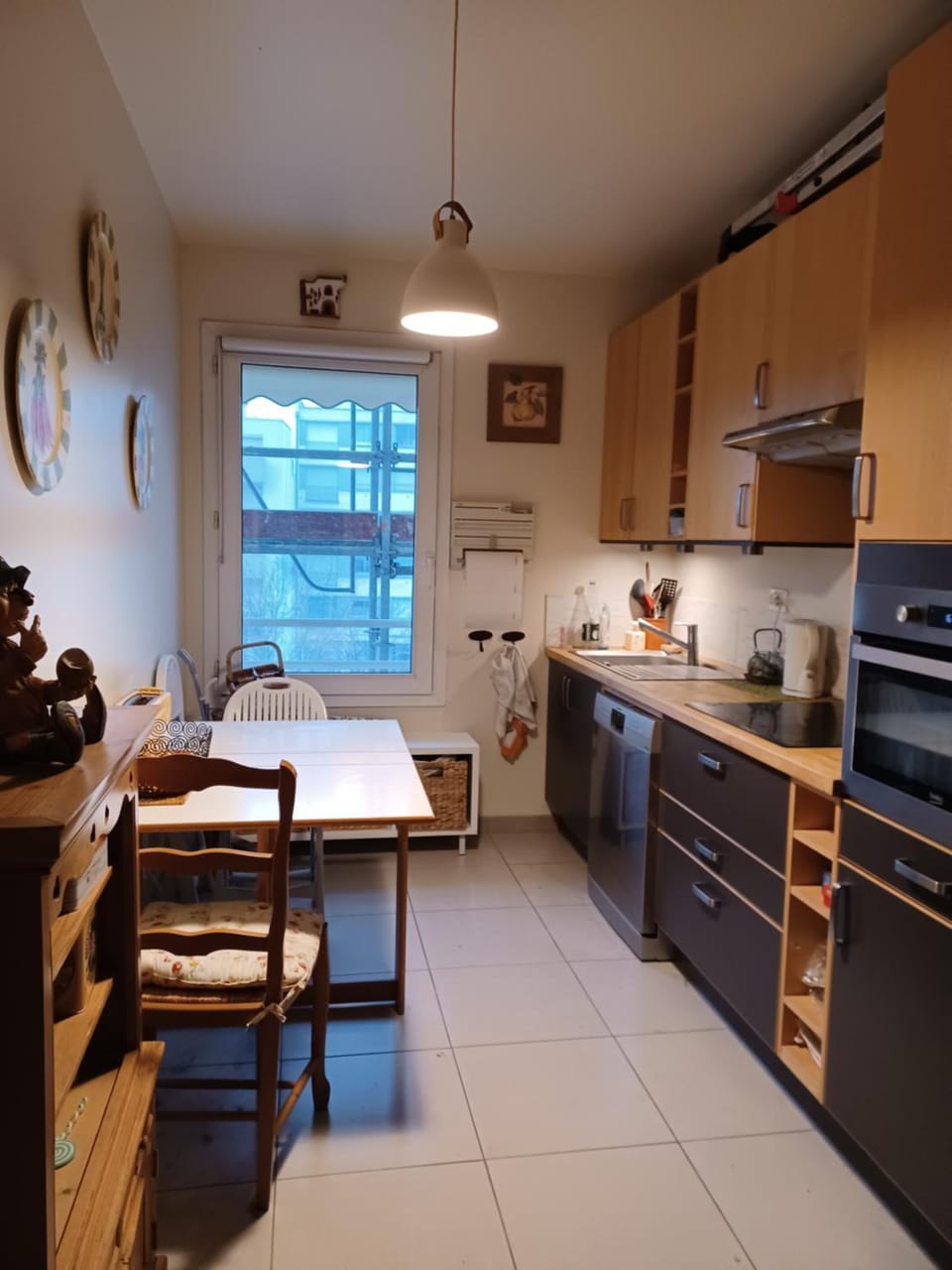 Kitchen or kitchenette, Dining area, dishwasher, oven, stove