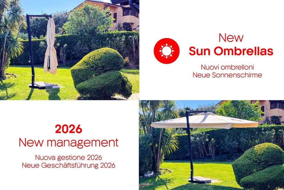 Garden, Text overlay, Garden view, Swimming pool