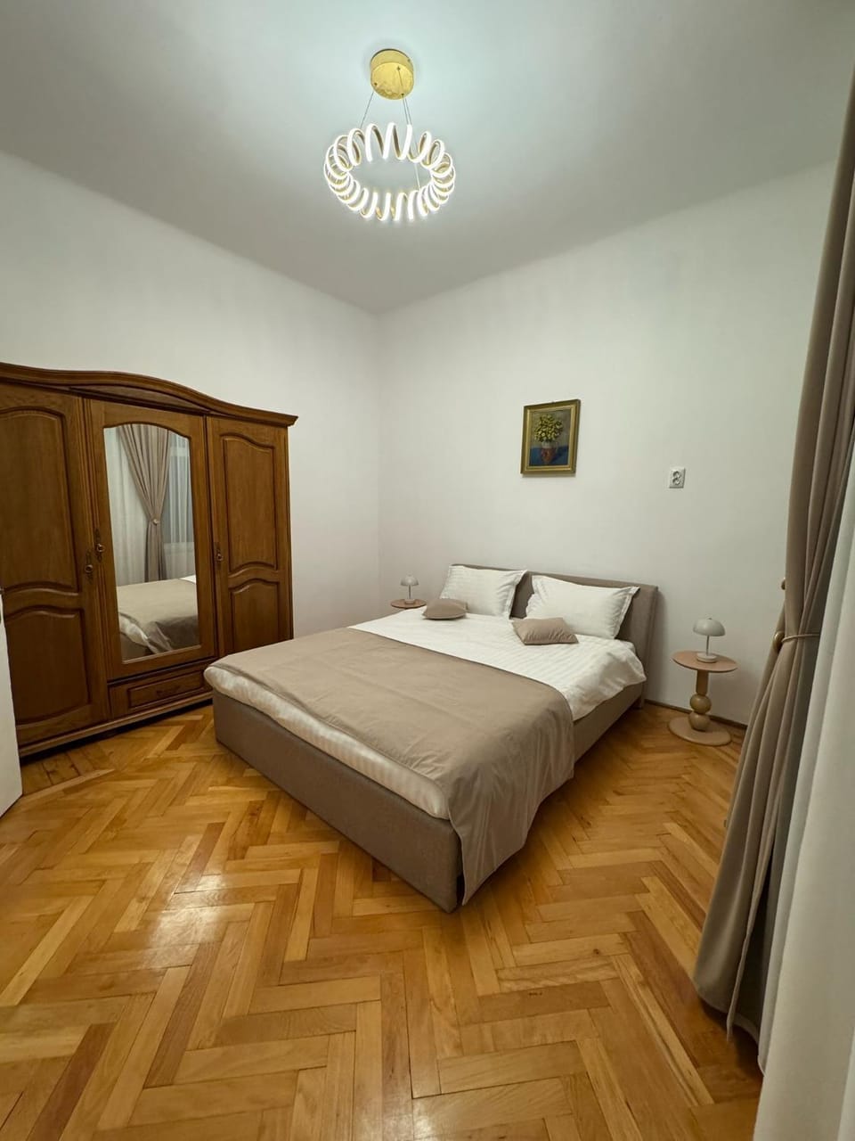 Bed, Photo of the whole room, Bedroom, wardrobe