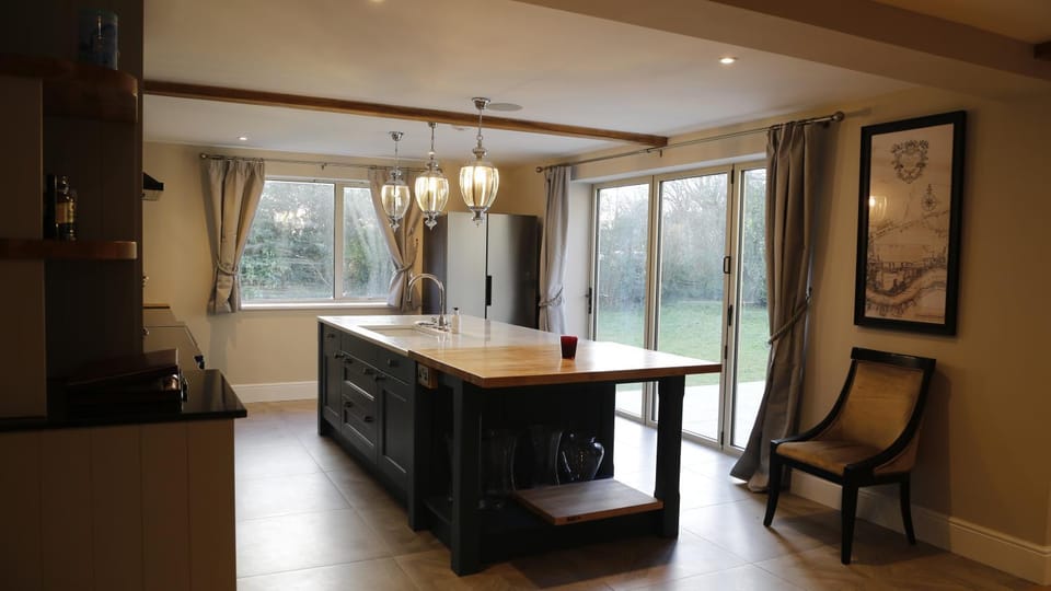 Patio, kitchen
