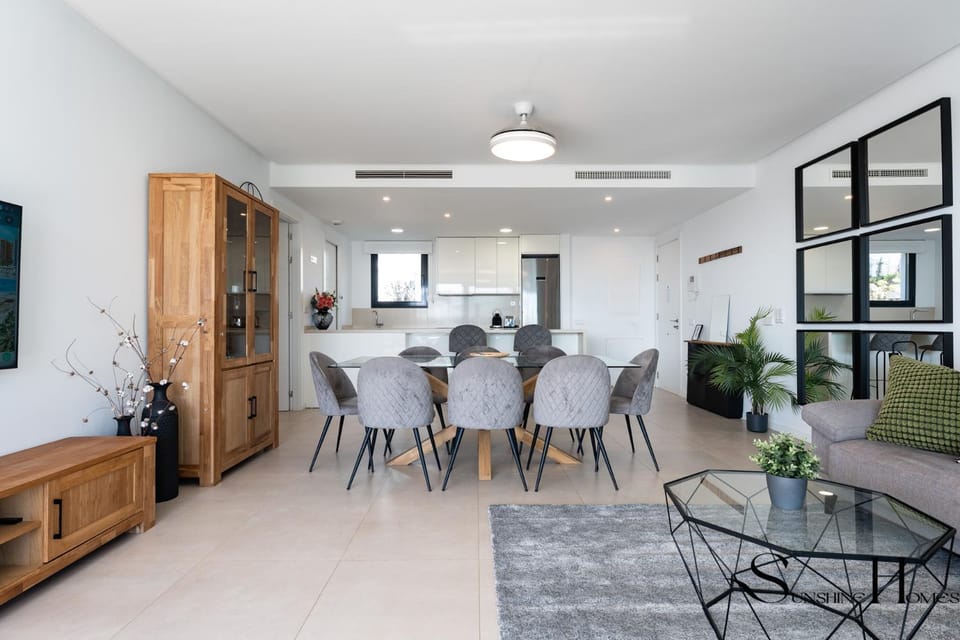 Living room, Seating area, Dining area