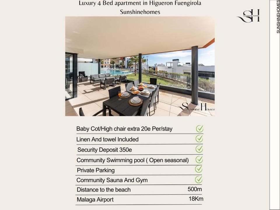 Luxury Beach Escape with Pools, Gym & Sauna Apartment in Fuengirola