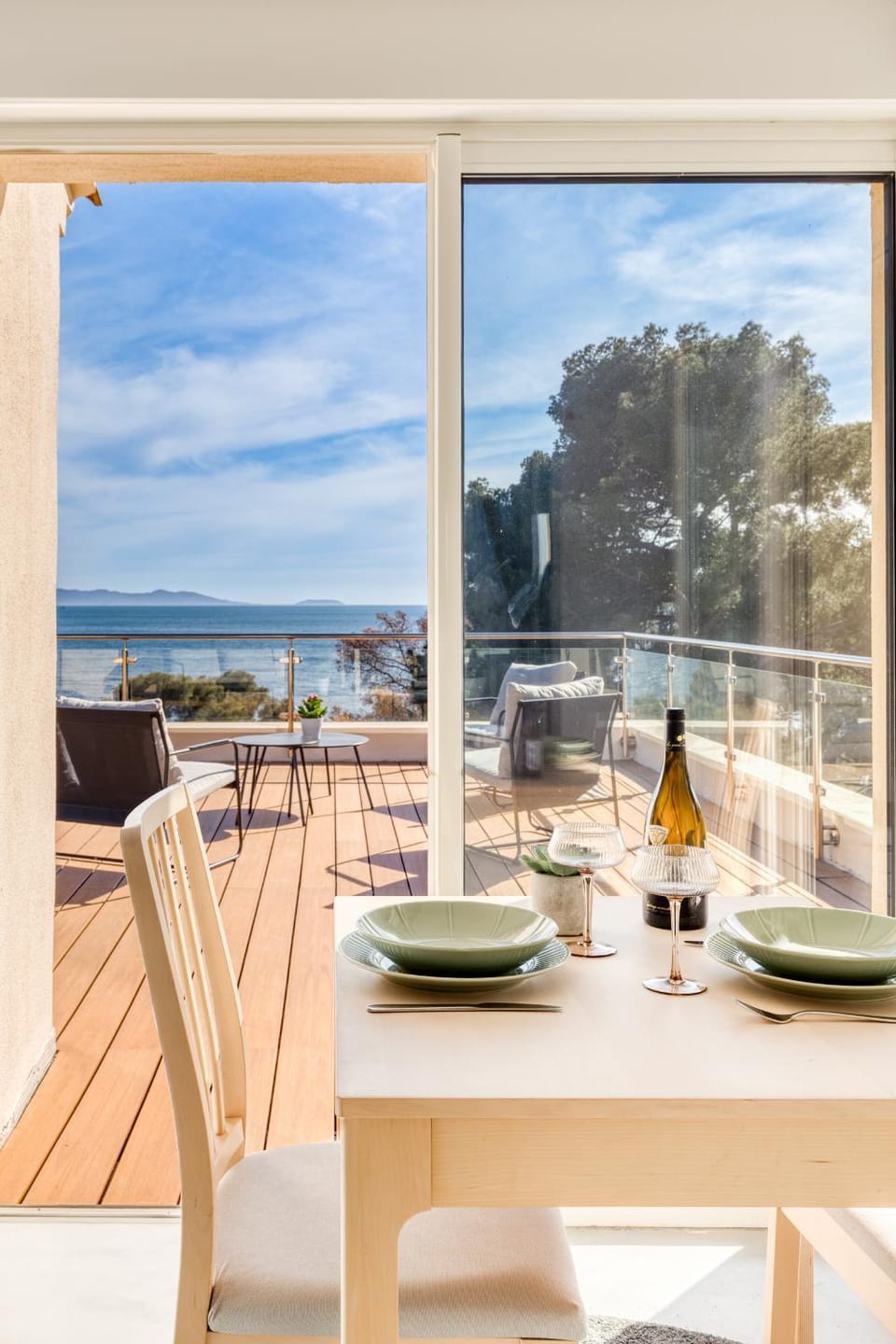 Dining area, Sea view