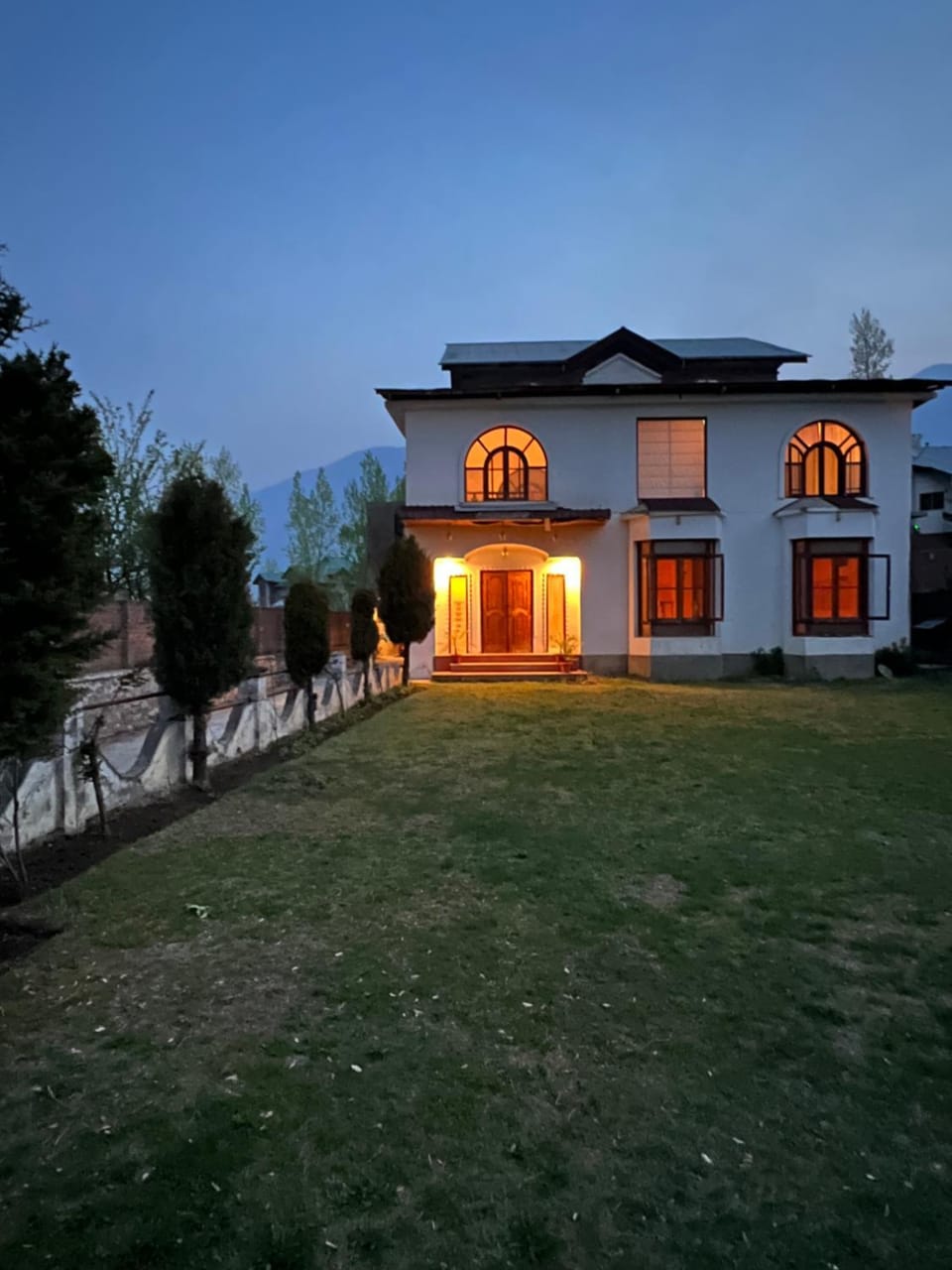 Property building, Garden, Sunrise
