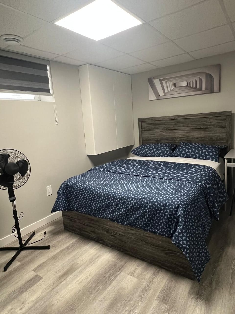 Bed, Bedroom, air conditioner
