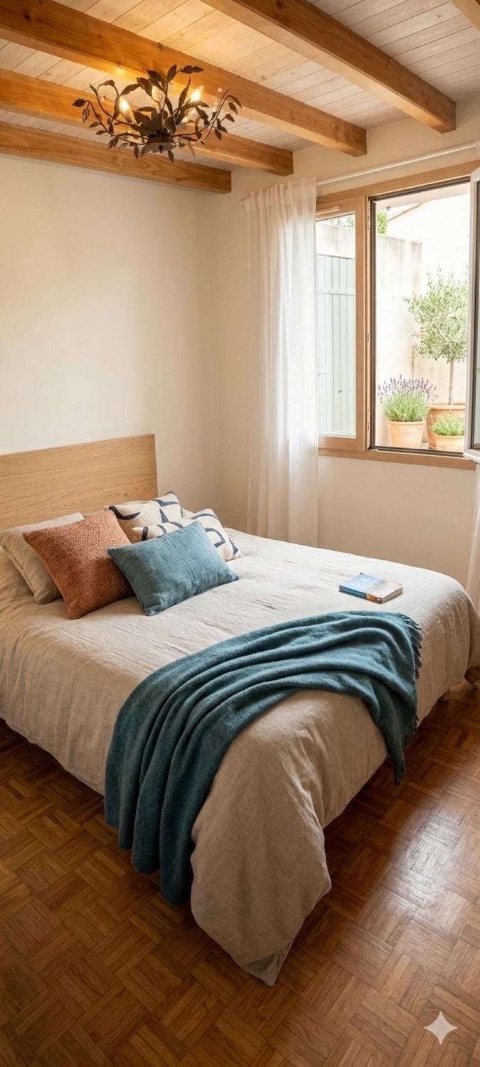 Photo of the whole room, Bedroom