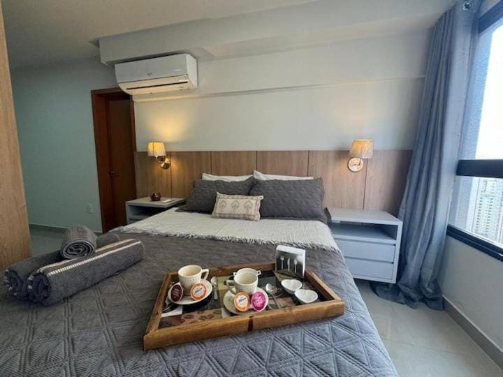 Bed, Bedroom, air conditioner