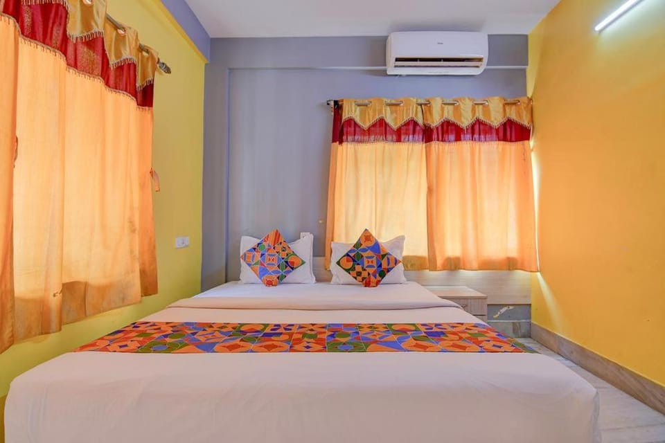 Bed, Bedroom, air conditioner