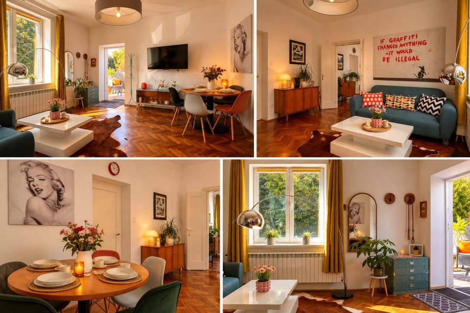 The Retro Family House Przemyśl Apartment Terrace and free Parking Apartment in Poland