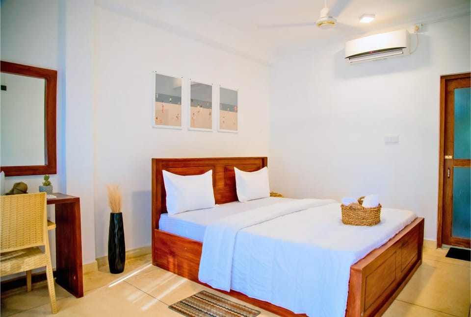 Bed, Photo of the whole room, Bedroom, Sea view, Sea view, air conditioner