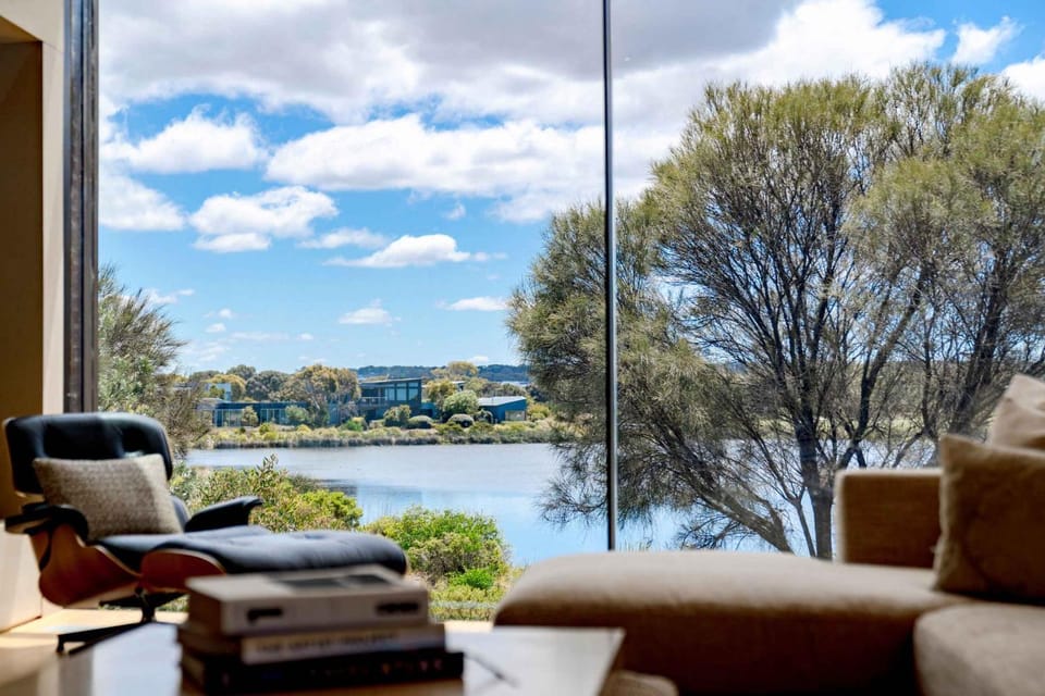 Seating area, River view