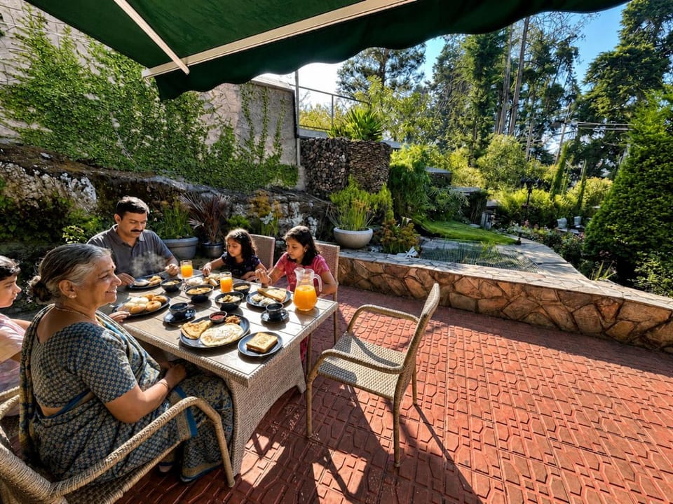 Patio, Restaurant/places to eat, People, Food and drinks, Dining area, Food, Guests, Garden view, Breakfast, Drinks, group of guests
