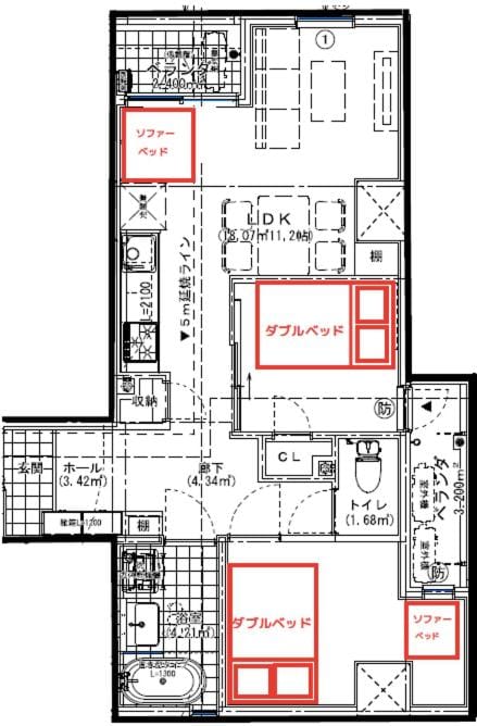 HOTEL bright color MHM Naha Apartment in Naha