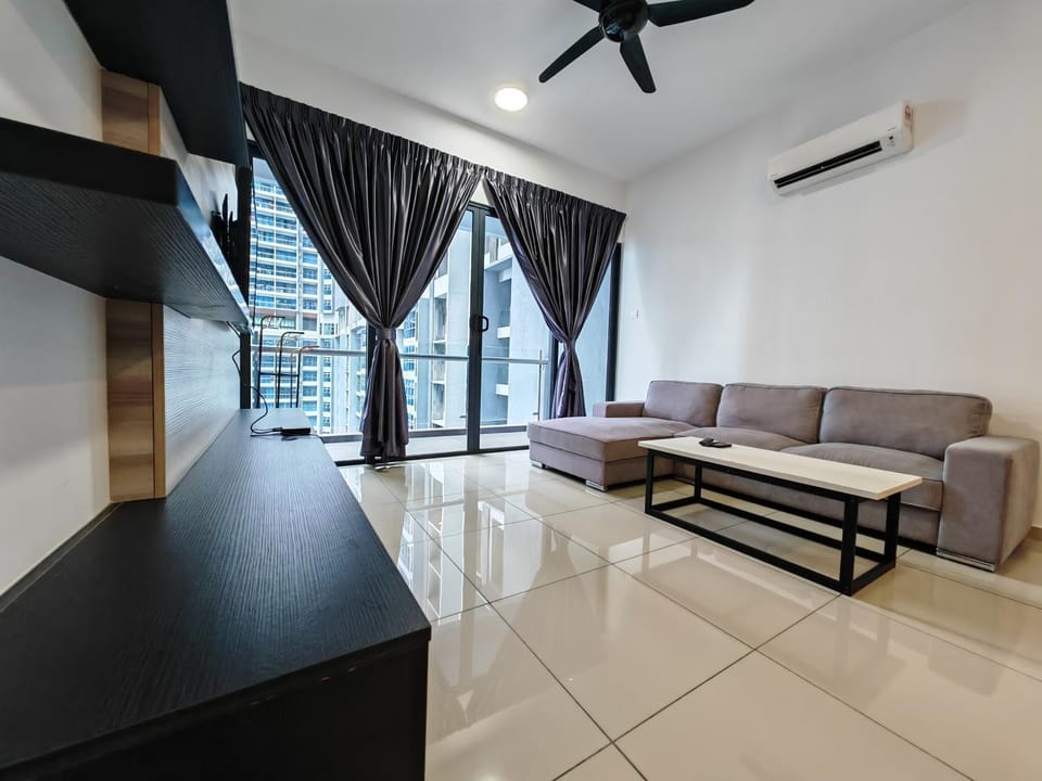 Living room, Seating area, air conditioner