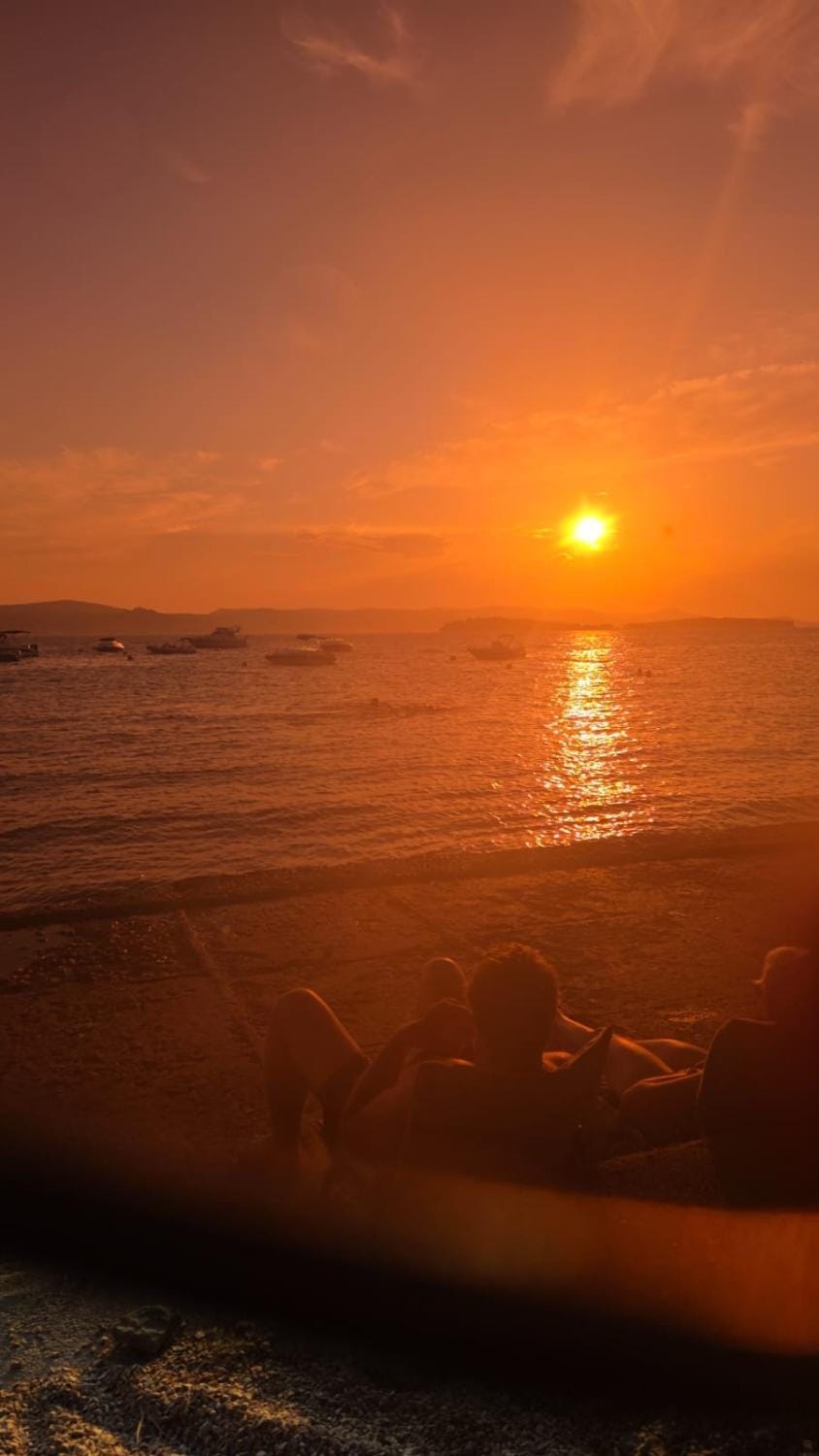 Natural landscape, Beach, Sunset