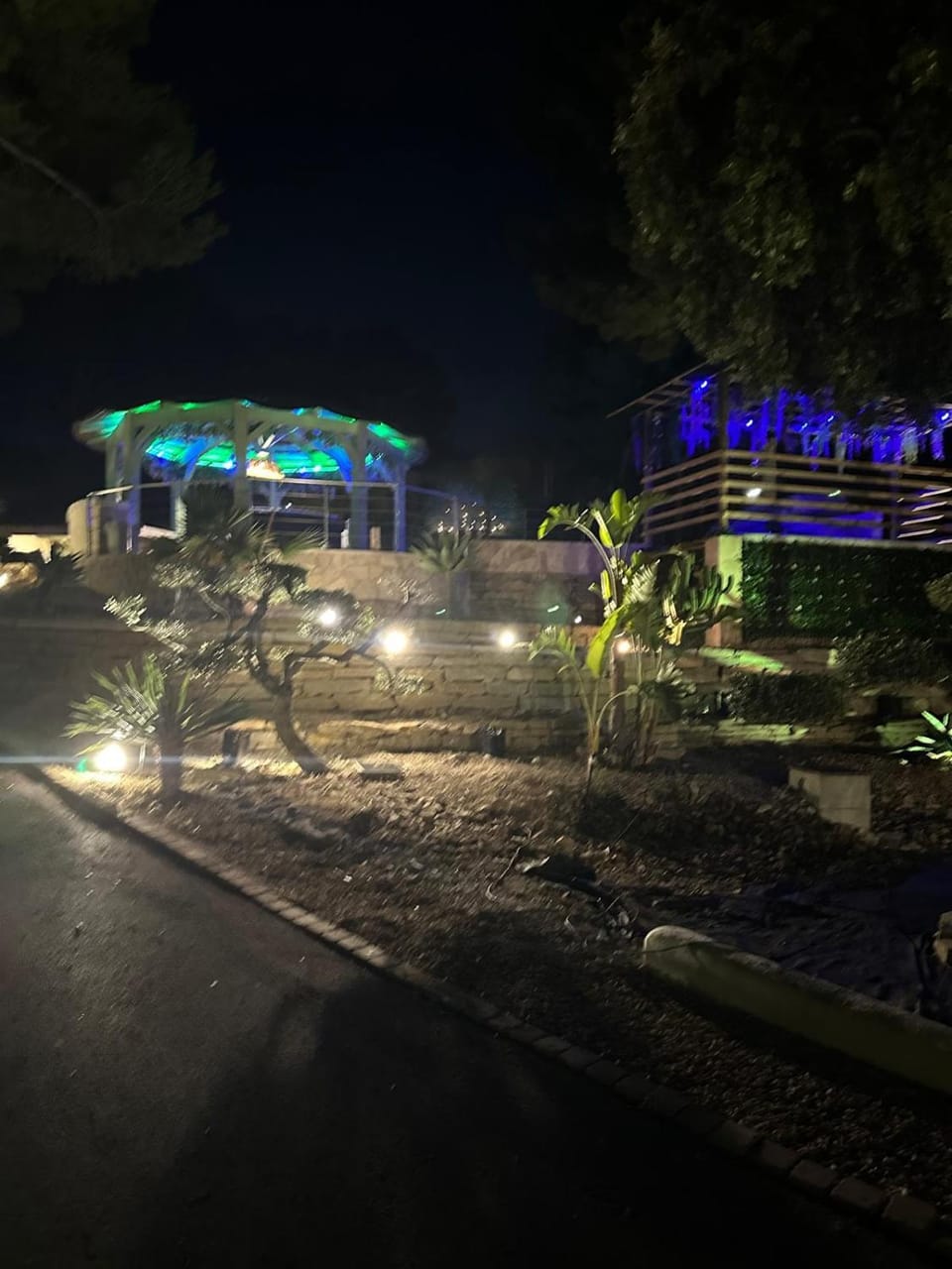 Night, Garden, Garden