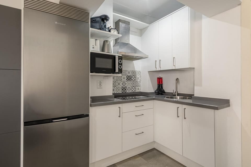 Kitchen or kitchenette, Living room