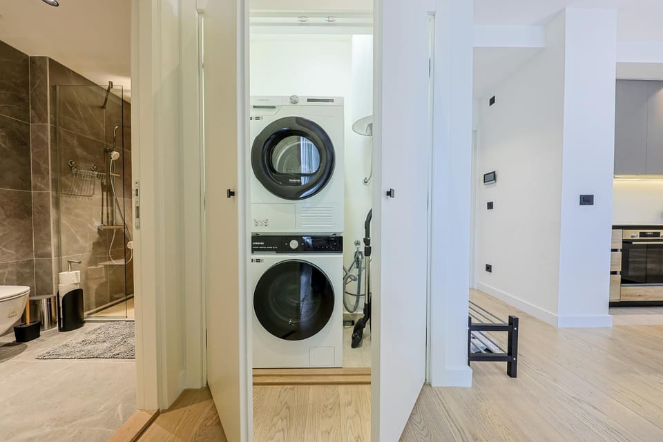 Shower, washing machine, dryer