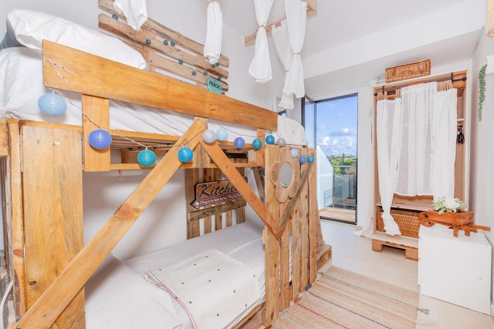 Property building, Living room, Bedroom