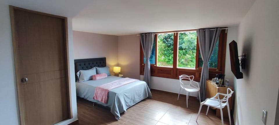 Bed, TV and multimedia, Photo of the whole room, Bedroom