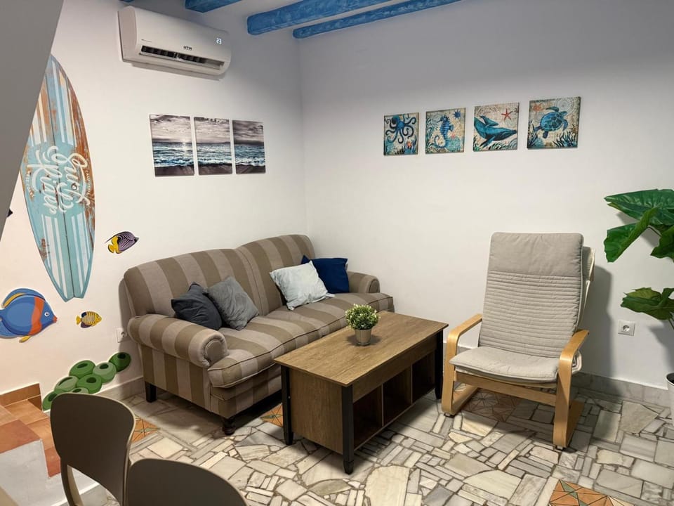 Living room, air conditioner