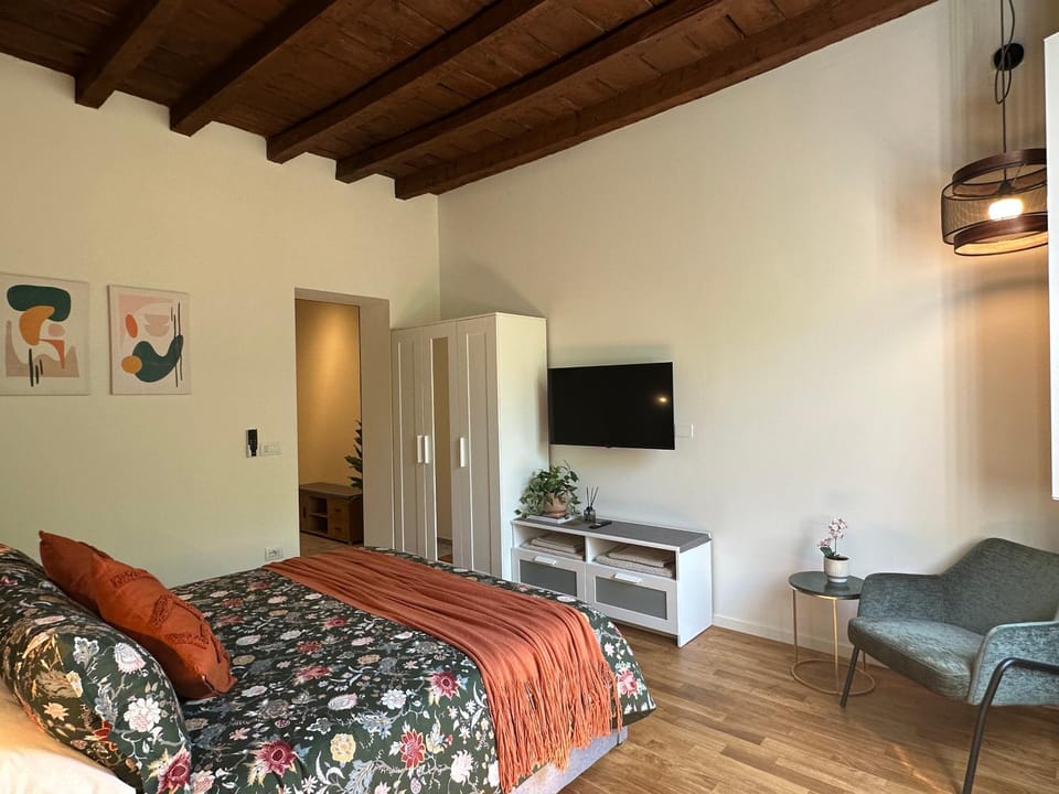 Bed, TV and multimedia, Bedroom