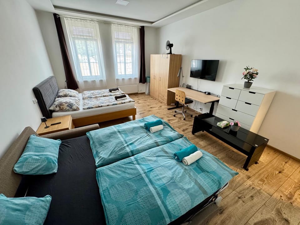 Apartment with Workspace and TV Apartment in Brno