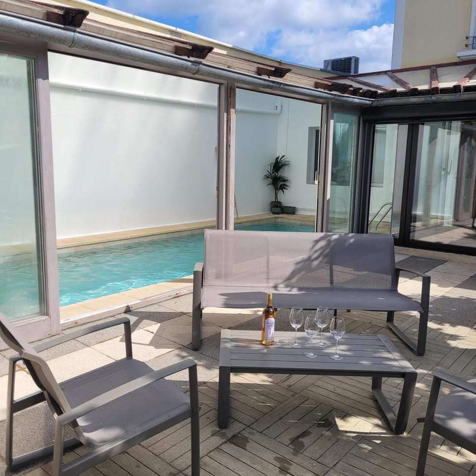 Patio, Day, Pool view, Swimming pool