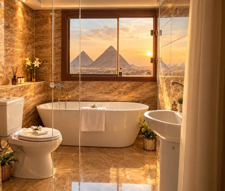 Bathroom, Mountain view