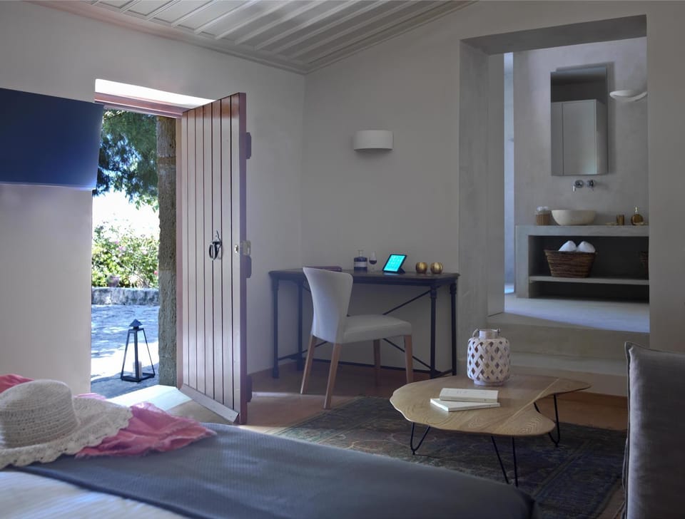 Bathroom, Seating area, Bedroom