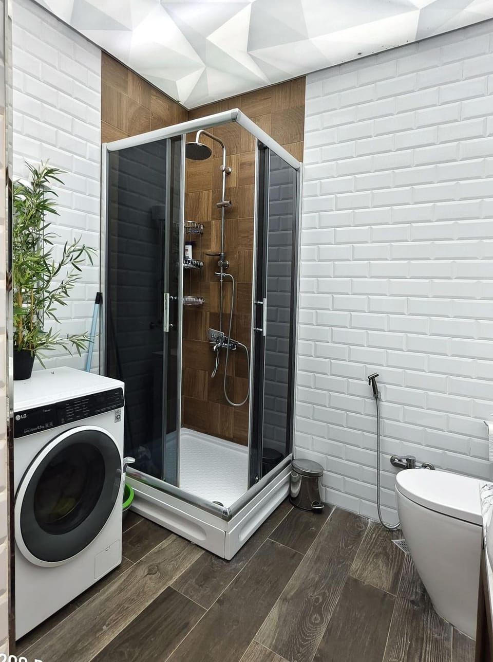 Shower, Bathroom, washing machine