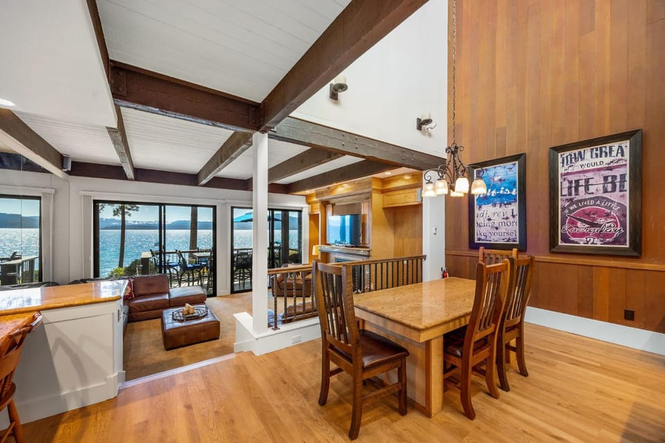 Remodeled 4BR Lakefront with Exceptional Amenities House in Kings Beach