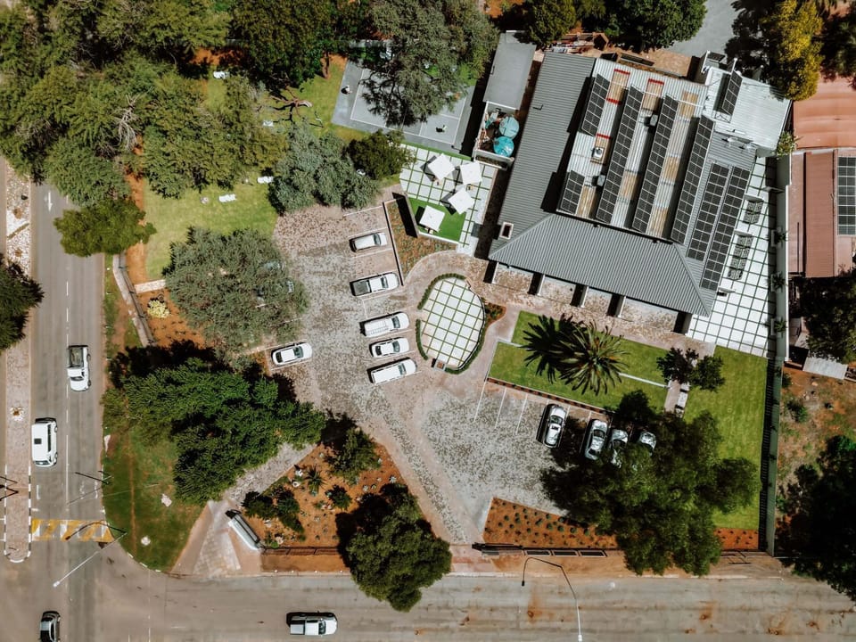 Property building, Bird's eye view, Location, Parking