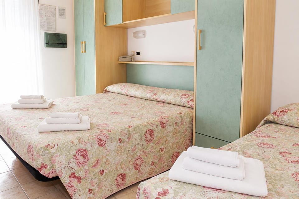 Bed, Photo of the whole room, Bedroom, towels, wardrobe