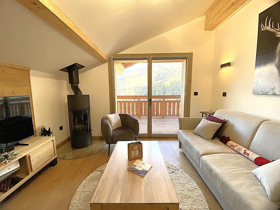 Bel Appartement 43m² à Méribel Mottaret avec Parking et WIFI - FR-1-411-979 Apartment in Les Allues