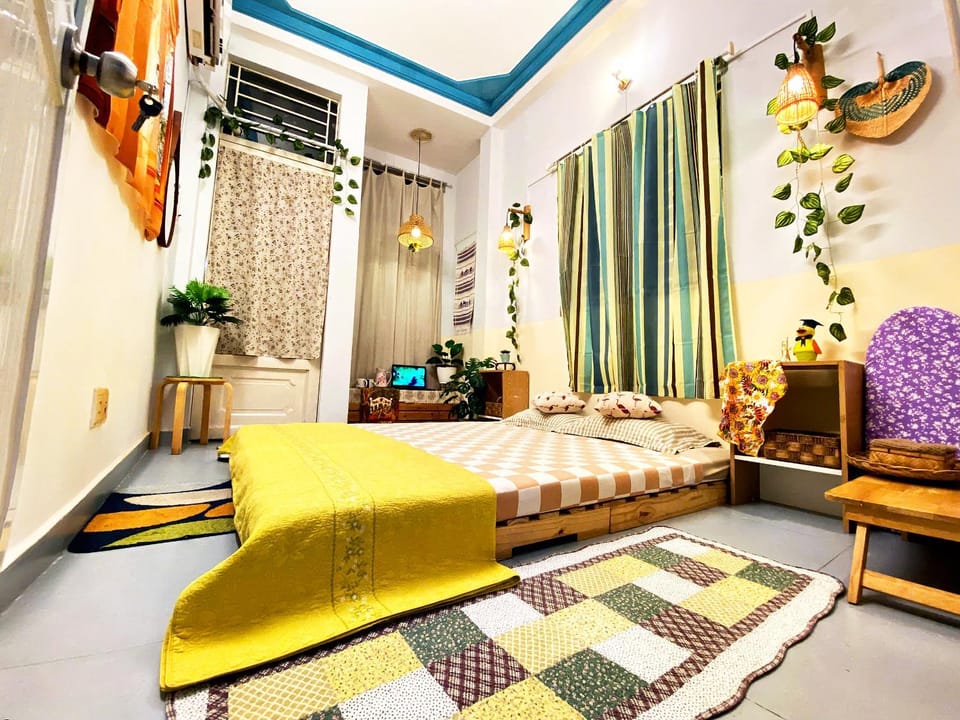 Shower, Bed, Balcony/Terrace, Photo of the whole room, Decorative detail, Bedroom
